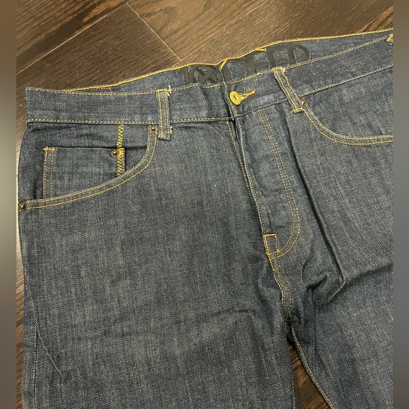 10DEEP dark denim jeans size 36 - missing 2 buttons - Picture 3 of 10